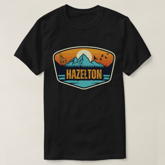 Hazelton, Idaho T-shirt (Design voorkant)