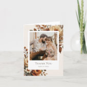 Hazelwood bruiloft foto bedankkaart (Voorkant)