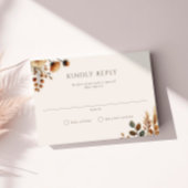 Hazelwood Landscape Wedding RSVP Kaart