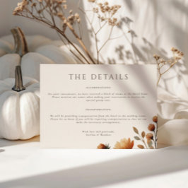 Hazelwood Landschap Wedding Details Kaart