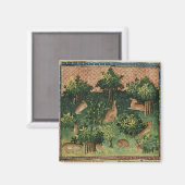 Hazen in een hout magneet (Voorkant / Achterkant)