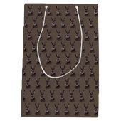 Hazen, konijnen, een tekening in medium cadeauzakje (Achterkant)