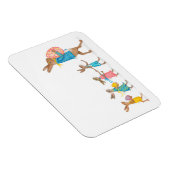 Hazen op een paasjachtplankmagneet magneet (Rechterzijde)