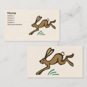 Hazensprong Visitekaartje (Voorkant / Achterkant)