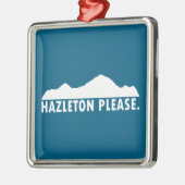 Hazleton Pennsylvania alsjeblieft Metalen Ornament (Links)