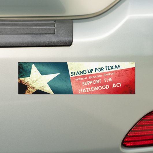 Hazlewood Act stand-up Bumpersticker (Op auto)