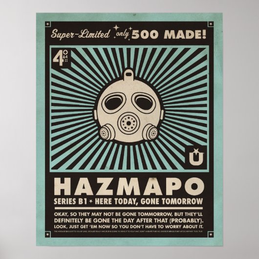 HazmaPoster_Series B1 #4 Poster (Voorkant)