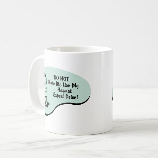 Hazmat Expert Voice Koffiemok (Voorkant links)