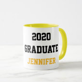 Hazmat Klasse van 2020 Afstuderen Gift for her Mok (Voorkant rechts)