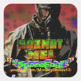 Hazmat Mel "SporeFog!" stickers