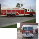 HazMat Rescue Fire Truck Staand Fotobeeldje<br><div class="desc">Brandwonden.  Gevaarlijke materialen.  Redding.</div>