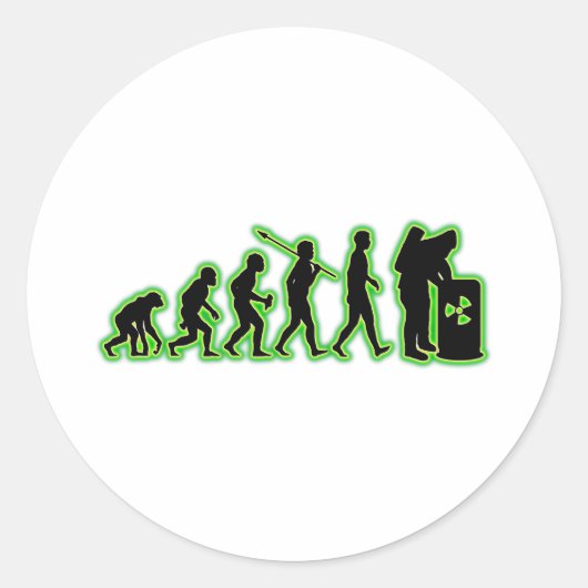 Hazmat Ronde Sticker (Voorkant)