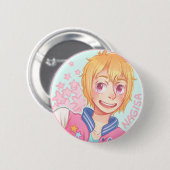 Hazuki Nagisa Button (Voorkant /achterkant)