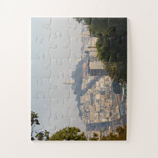 Hazy Coit Tower, San Fancisco, Californië Legpuzzel (Verticaal)