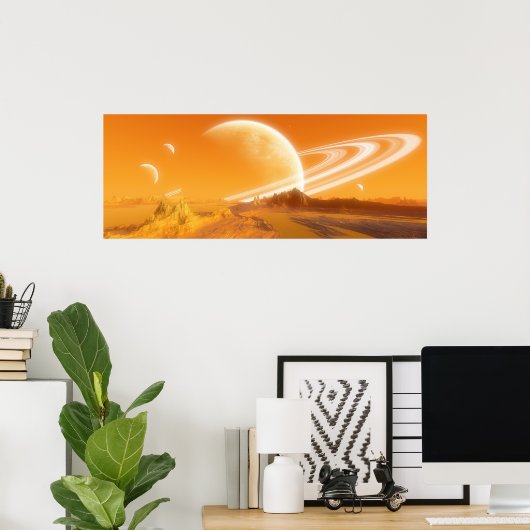 Hazy Day in Annovia Poster (Thuiskantoor)