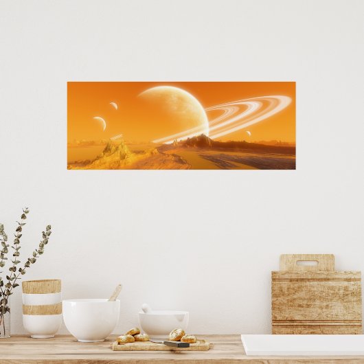 Hazy Day in Annovia Poster (Keuken)