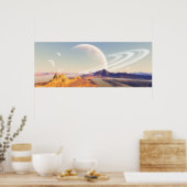 Hazy Day on Annovia (gewijzigd) Poster (Keuken)