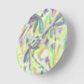 Hazy Dragonfly Rainbow Ronde Klok (Hoek)