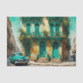 Hazy Havana Warm Vakantie Decoupage Papier (Voorkant)