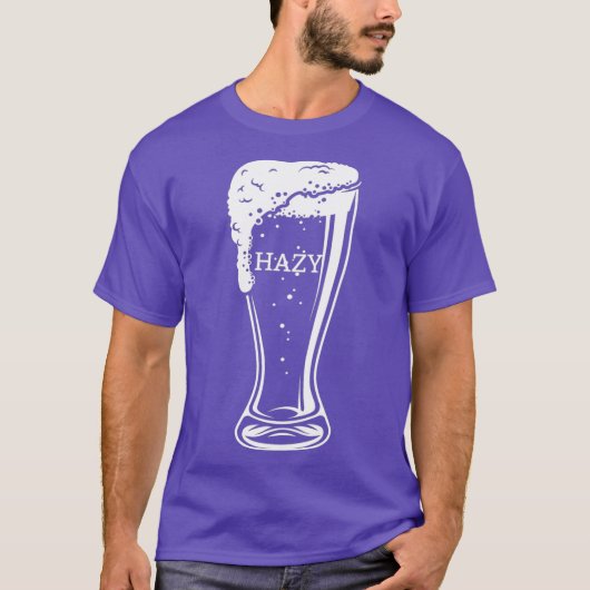 Hazy IPA Beer Bord Ale Funny Craft Beer Liefhebber T-shirt (Voorkant)