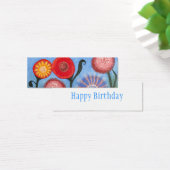 Hazy Meadows Celebration Gift Label Mini Visitekaartjes (Bureau)