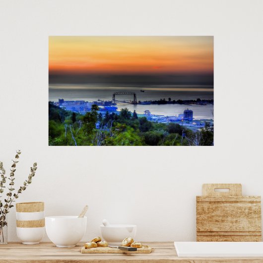 Hazy Morning Poster (Keuken)