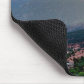 Hazy Pikes Peak Sunset Mousepad Muismat (Hoek)