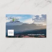 Hazy Pikes Peak Sunset Visitekaartje (Voorkant)