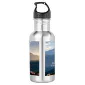 Hazy Pikes Peak Sunset Water Fles (Achterkant)
