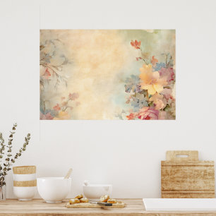  Hazy Spring Wildflower Bloemen van Ava Poster