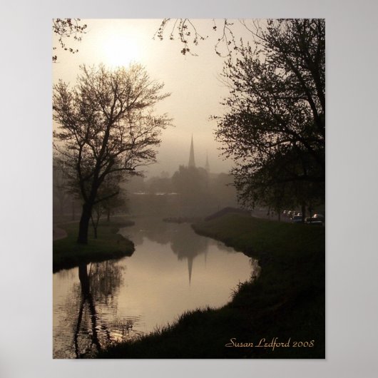 Hazy Summer Sunrise, Susan Ledford 2008 Poster (Voorkant)