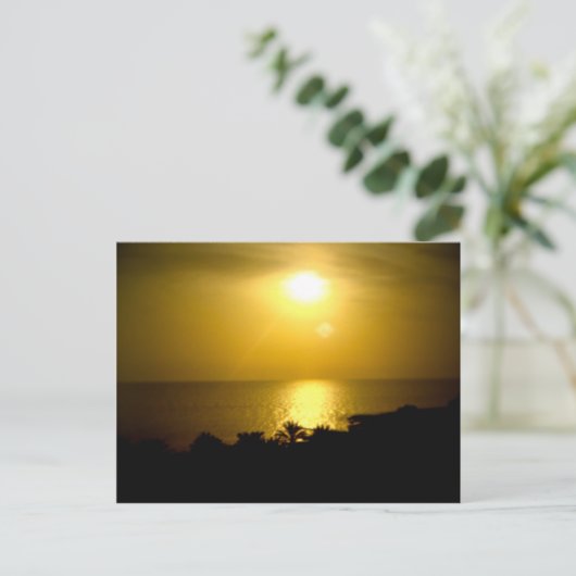 Hazy Sun Briefkaart (Staand voorkant)