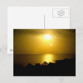 Hazy Sun Briefkaart (Voorkant / Achterkant)