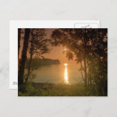 Hazy Sunrise bij Split Rock Briefkaart (Voorkant / Achterkant)