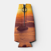 Hazy sunset on Kurushima Kaikyo Bridge and Kurushi Flesjeskoeler (Achterkant)