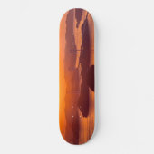 Hazy sunset on Kurushima Kaikyo Bridge and Kurushi Persoonlijk Skateboard (Voorkant)