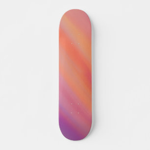 Hazy Sunset Skies Paars en Oranje Persoonlijk Skateboard