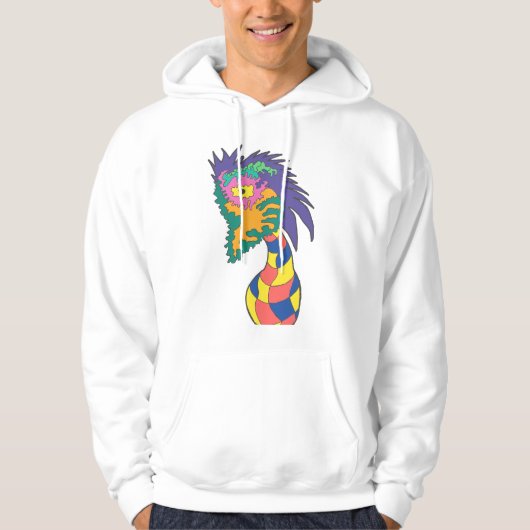 Hazy Vase Face Hoodie (Voorkant)
