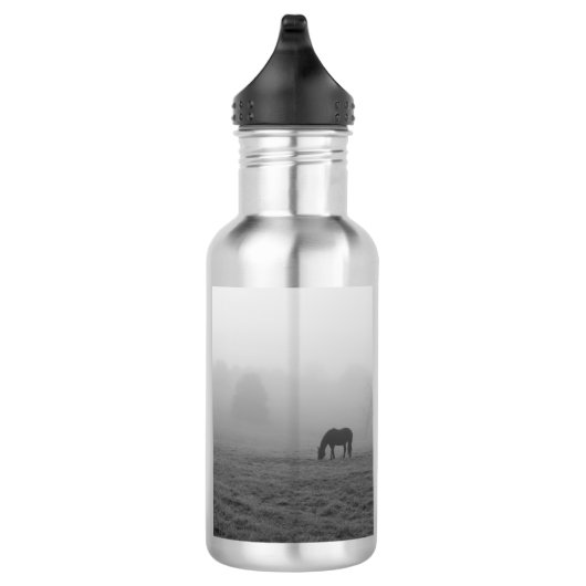 Hazzy Grazing Grayscale Water Flacon Waterfles (Rechts)
