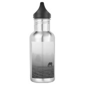 Hazzy Grazing Grayscale Water Flacon Waterfles (Links)
