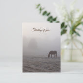Hazzy Grazing Thinking of You Briefkaart (Staand voorkant)