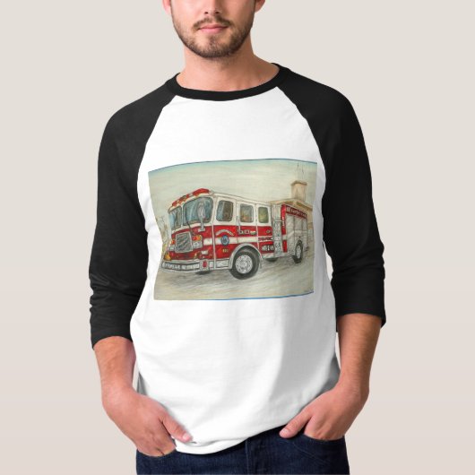 HB Fire Truck T-shirt (Voorkant)