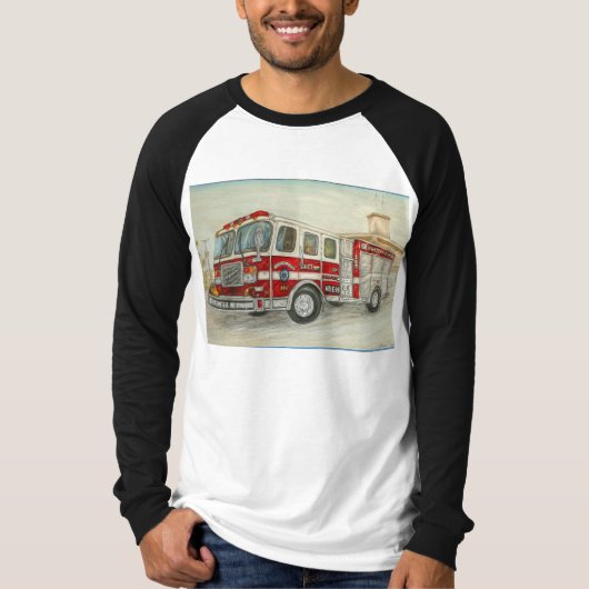 HB Fire Truck T-shirt (Voorkant)