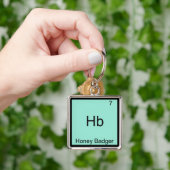 Hb - Honingdas Grappig Element Meme T-Shirt Sleutelhanger (Hand)