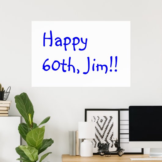 HB jim Poster (Thuiskantoor)