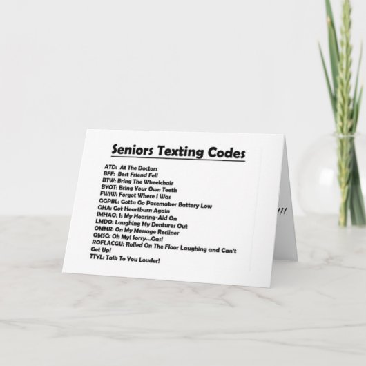 HB SMS'EN OF EEN GELUKKIGE VERJAARDAG VOOR OVER DE KAART (Voorkant)