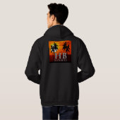 HB Sunsets: Facebook Hoodie (Achterkant volledig)
