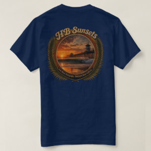 HB Sunsets Surf T-shirt (Heren) 