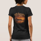 HB Sunsets T-Shirt (Dames) (Achterkant)