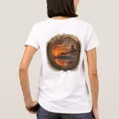 HB Sunsets T-shirt (Dames)  (Achterkant)